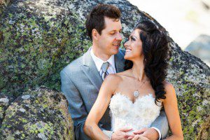 bride and groom portrait – Tahoe Truckee Donner Lake wedding photography