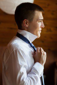 groom getting ready– Incline Village St Francis of Assisi wedding photography