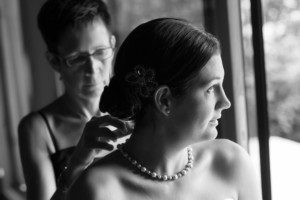 bride getting ready – Incline Village St Francis of Assisi wedding photography