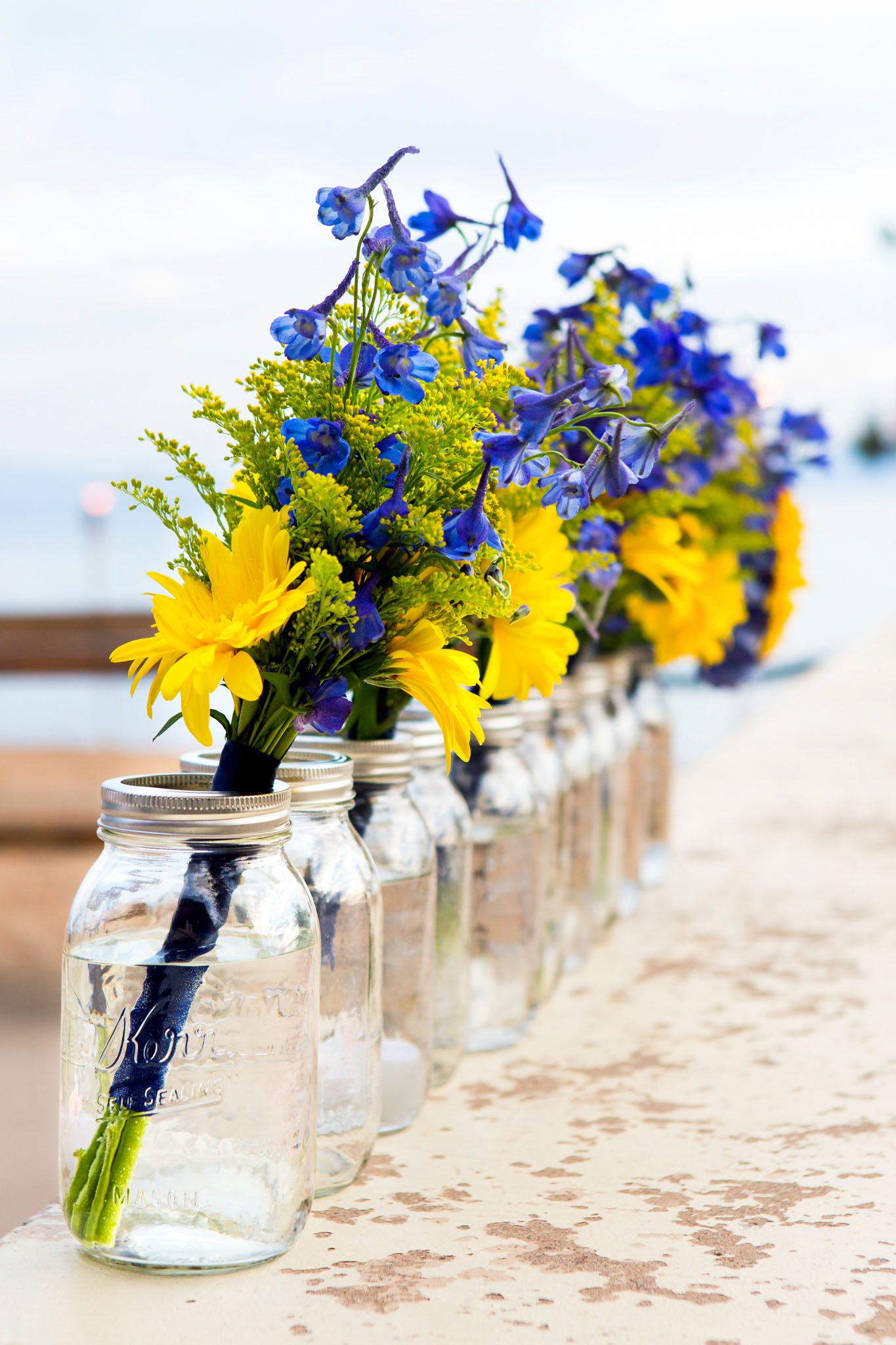 bridesmaids' bouquets – North Lake Tahoe Kings Beach wedding photography