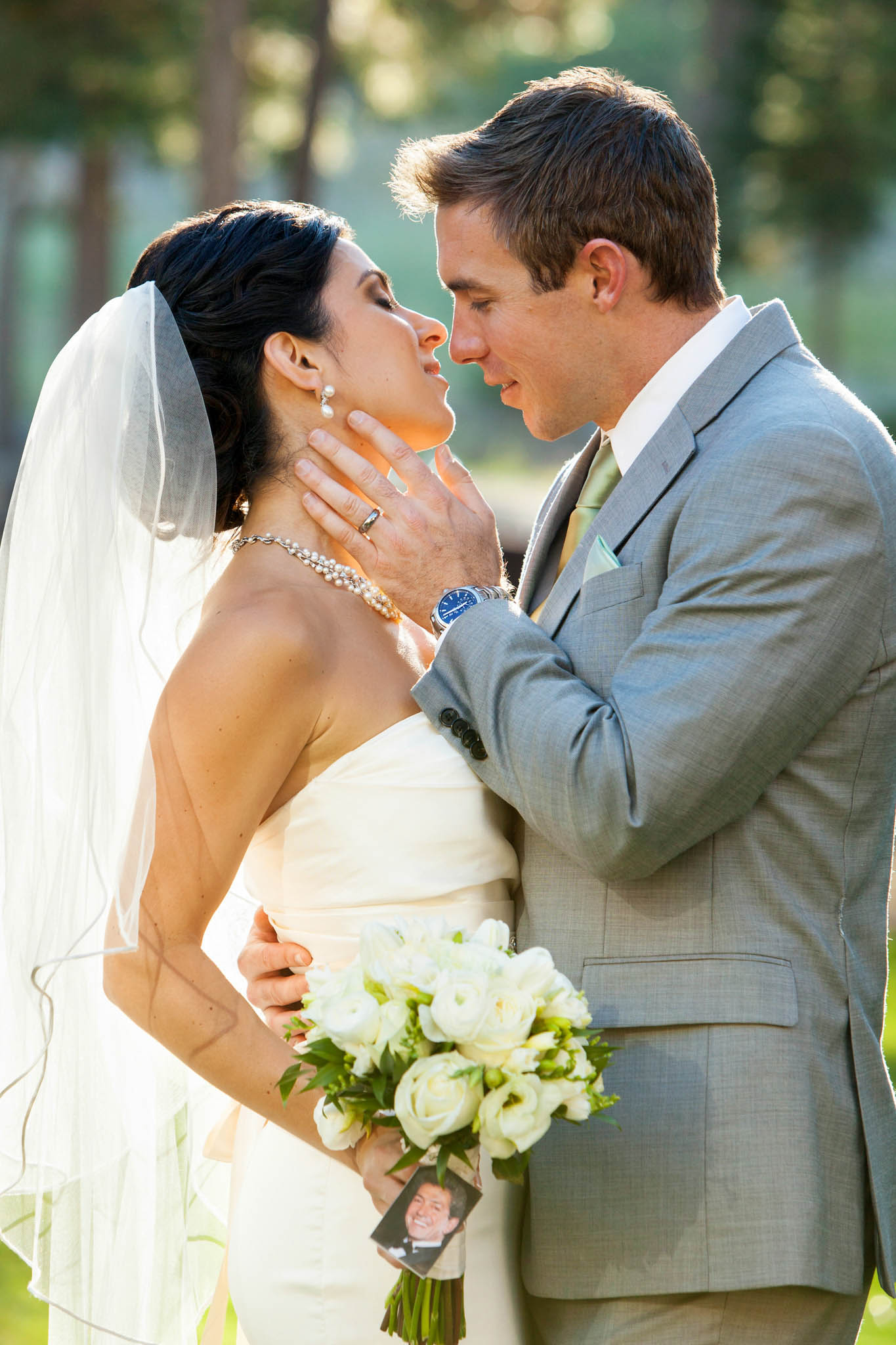 bride and groom portrait – Lake Tahoe Truckee Ritz Carlton Persian American wedding photography