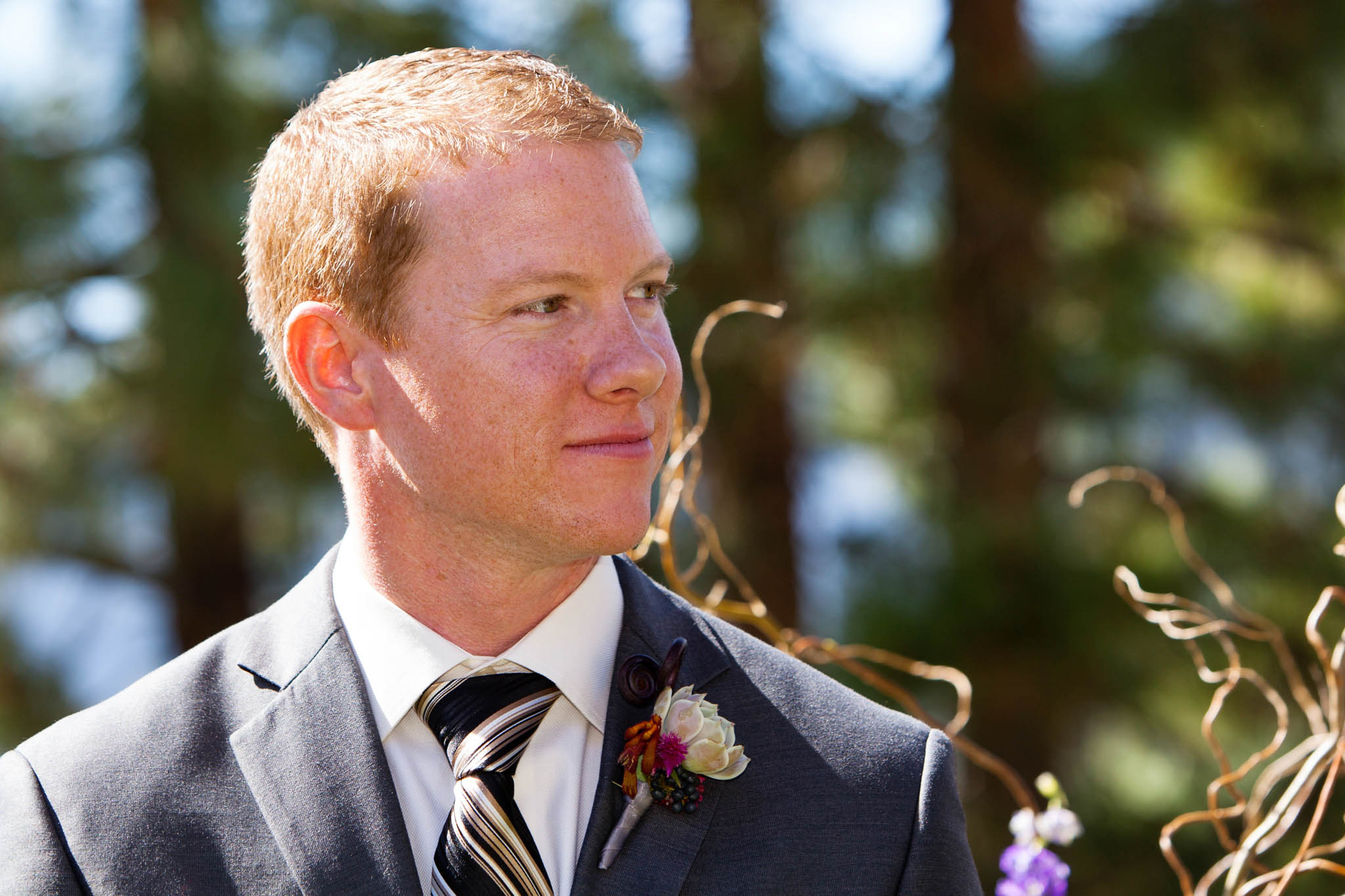 groom candid – North Lake Tahoe Incline Village wedding photography