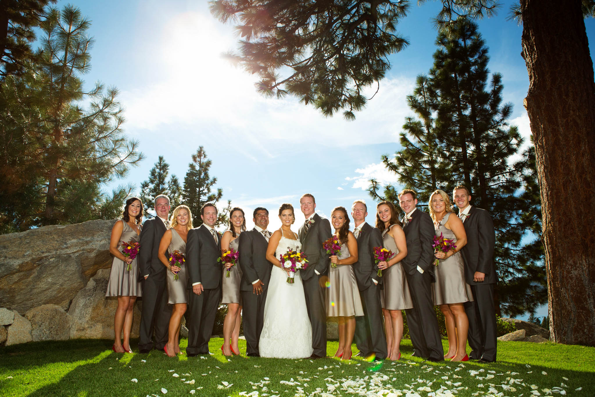 bridal party – North Lake Tahoe Incline Village wedding photography