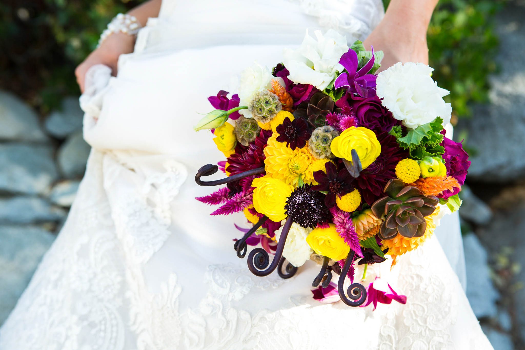 bride's bouquet – North Lake Tahoe Incline Village wedding photography