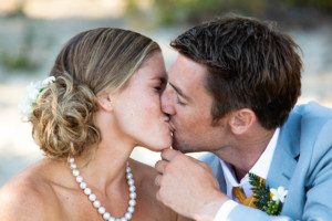 bride and groom close-up – Lake Tahoe Meeks Bay wedding photography