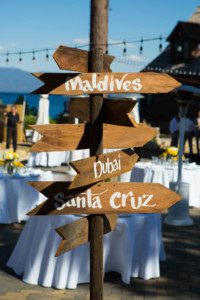 reception decor signs – Lake Tahoe Meeks Bay wedding photography