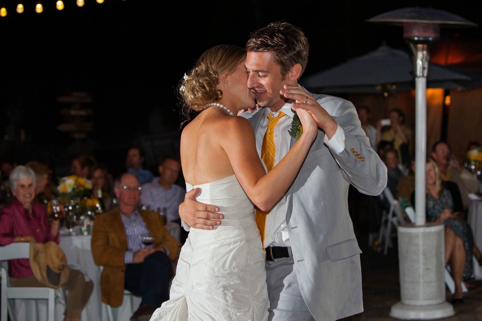 bride and groom's first dance – Lake Tahoe Meeks Bay wedding photography