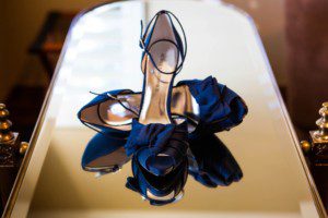 bride's shoes detail close-up – nina wedding photographer