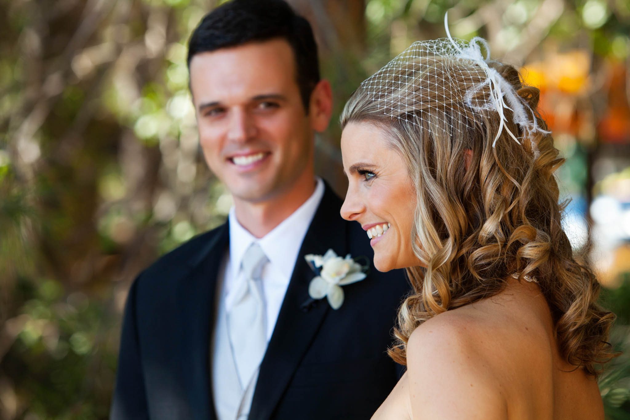 bride and groom Hyatt Tahoe – nina wedding photographer