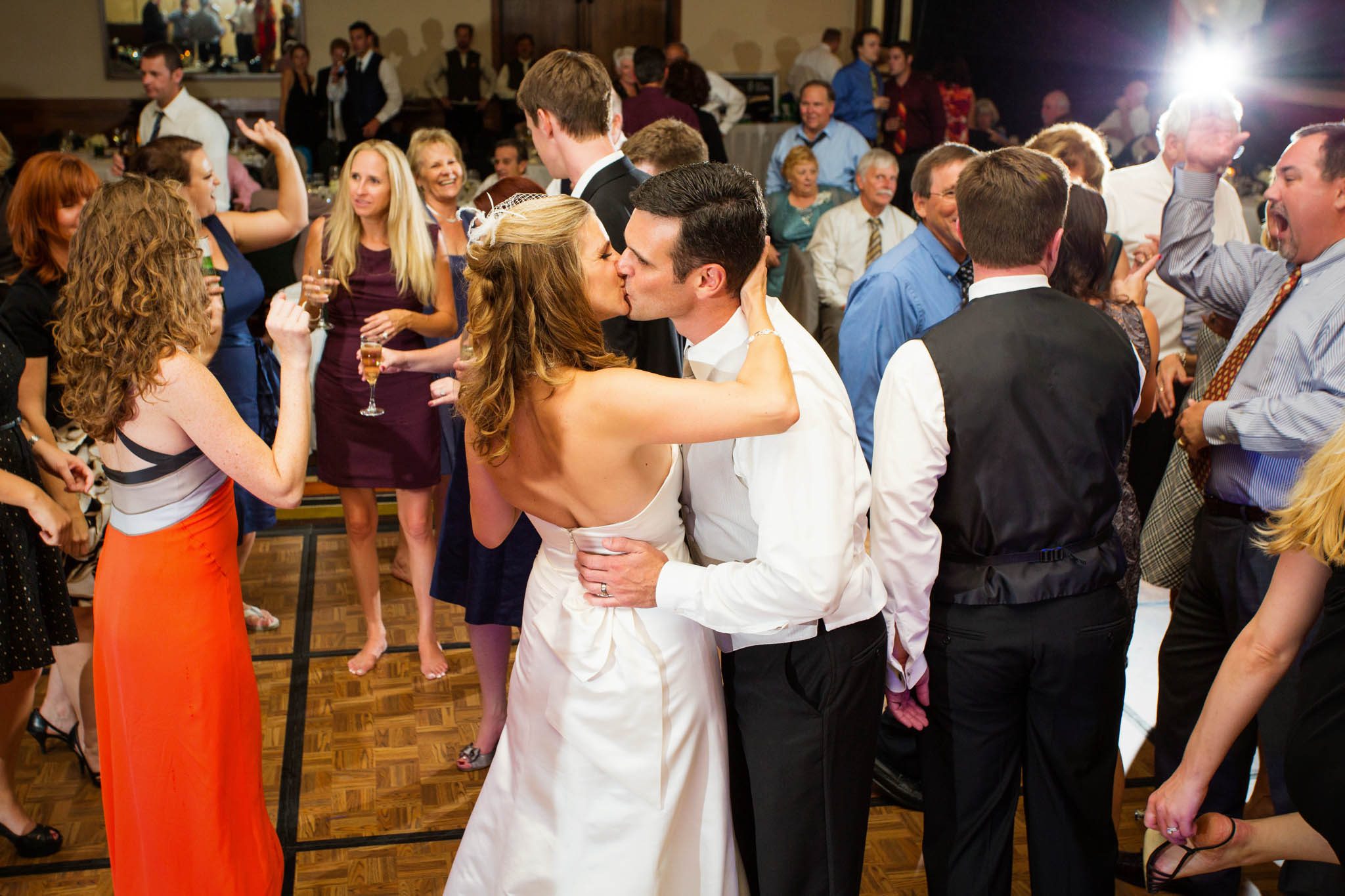 reception dancing Hyatt Tahoe – nina wedding photographer