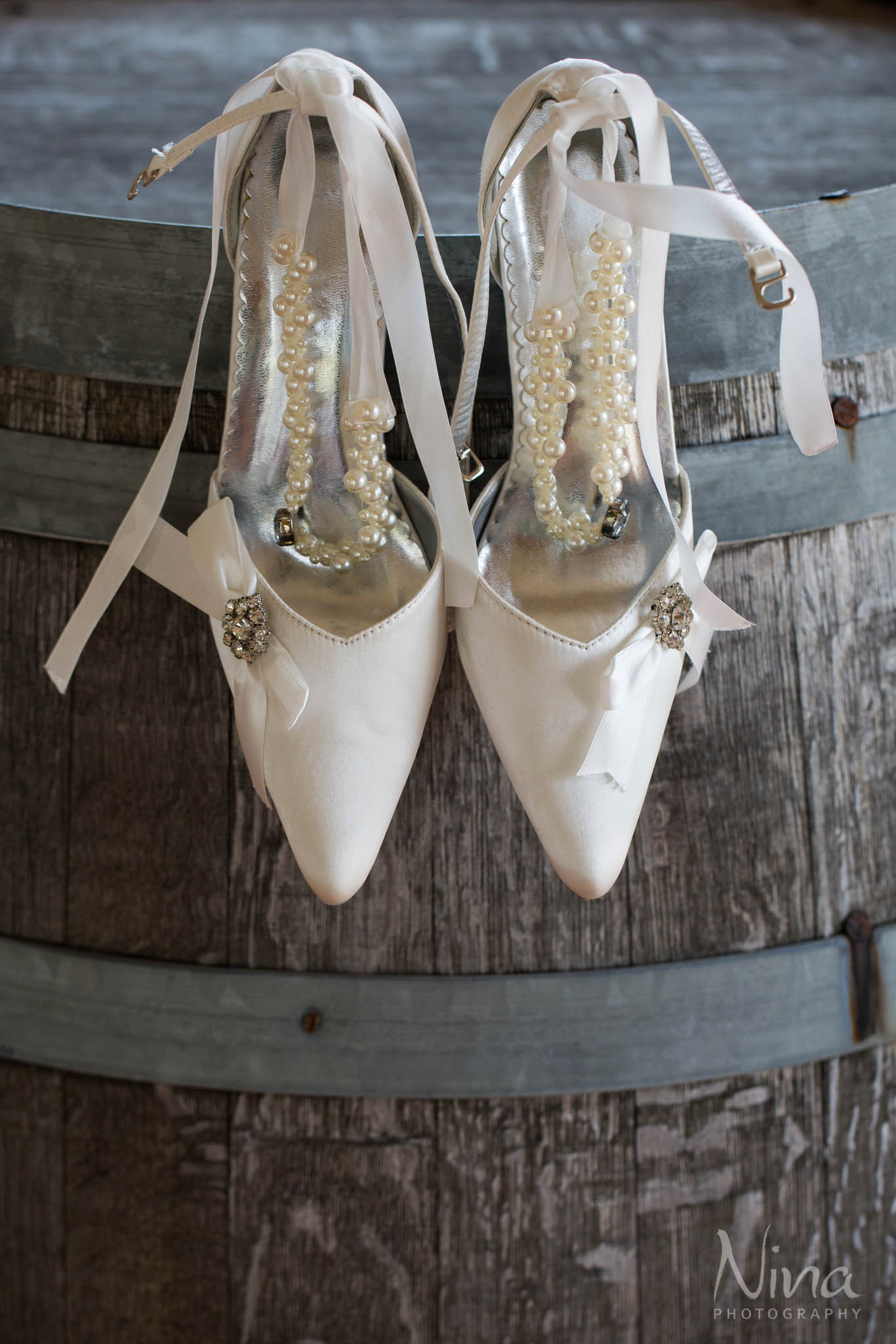 bride's shoes wedding photographer