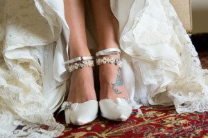 bride getting ready shoes detail wedding photographer