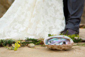 detail wedding circle bride groom beach wedding photographer